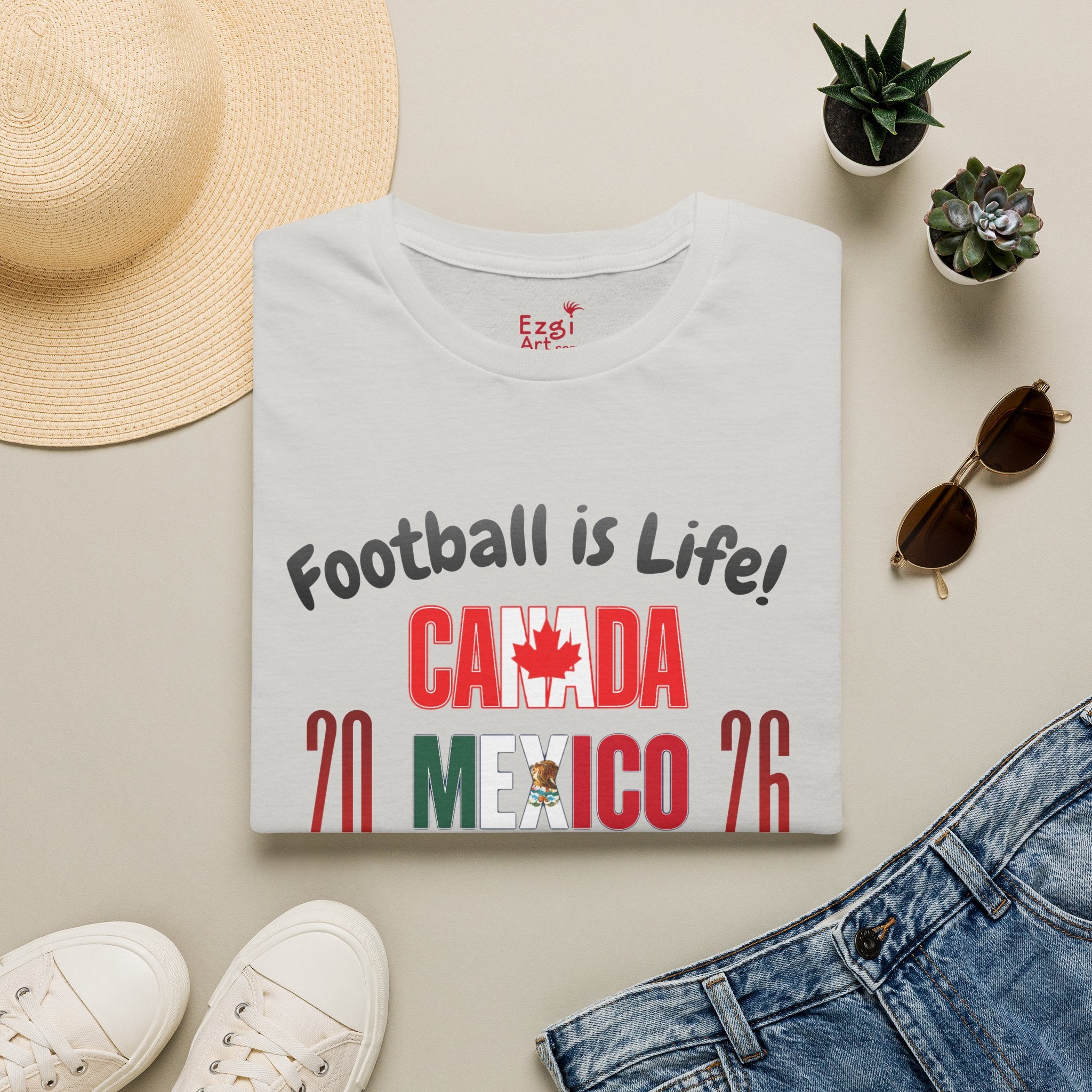 Canada Mexico USA 2026 World Cup | Heaven | Dark Text | Lightweight