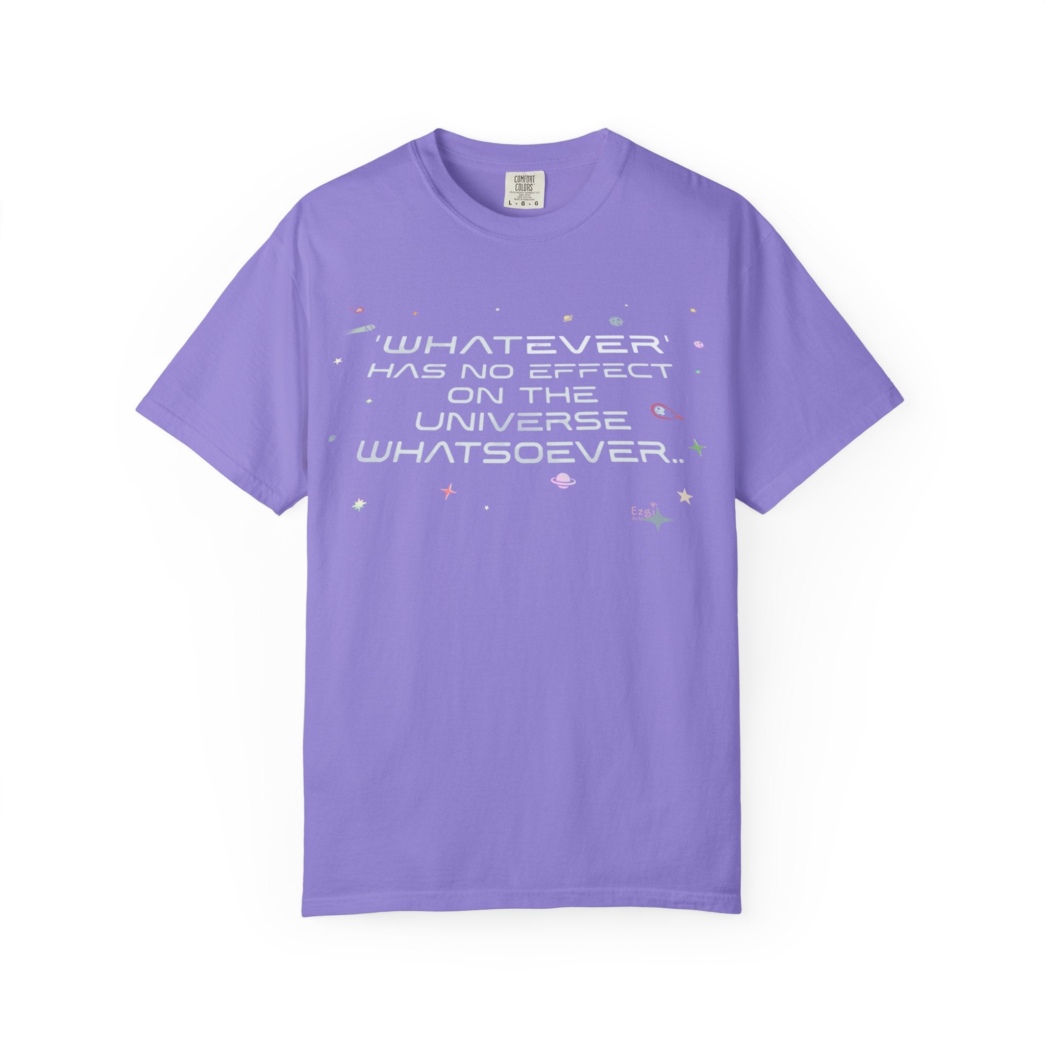 Whatever Universe T-Shirt — Pastel Space Graphic Tee
