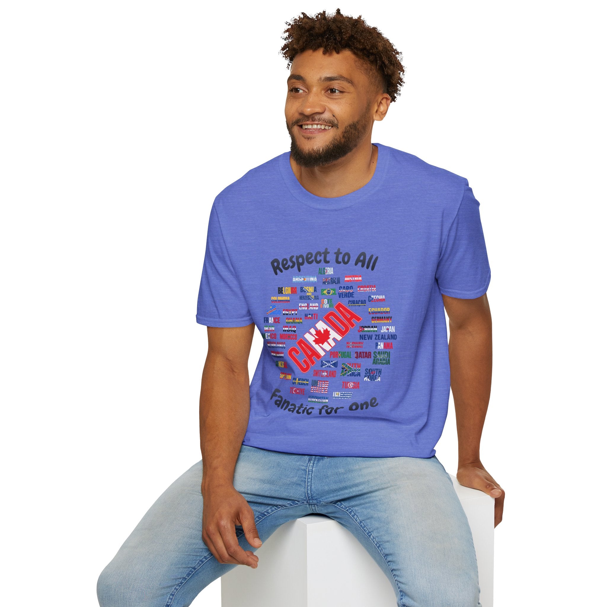 Canada Fan Soccer Tee | Dark Text | Lightweight