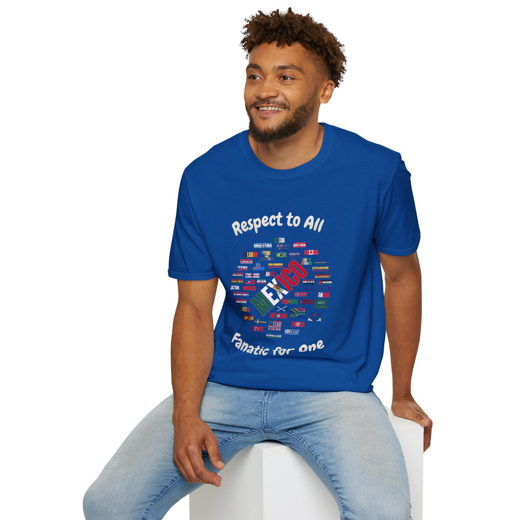 Mexico Fan Soccer Tee | White Text | Lightweight