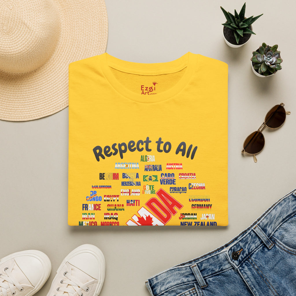 Canada Fan Soccer Tee | Dark Text | Lightweight