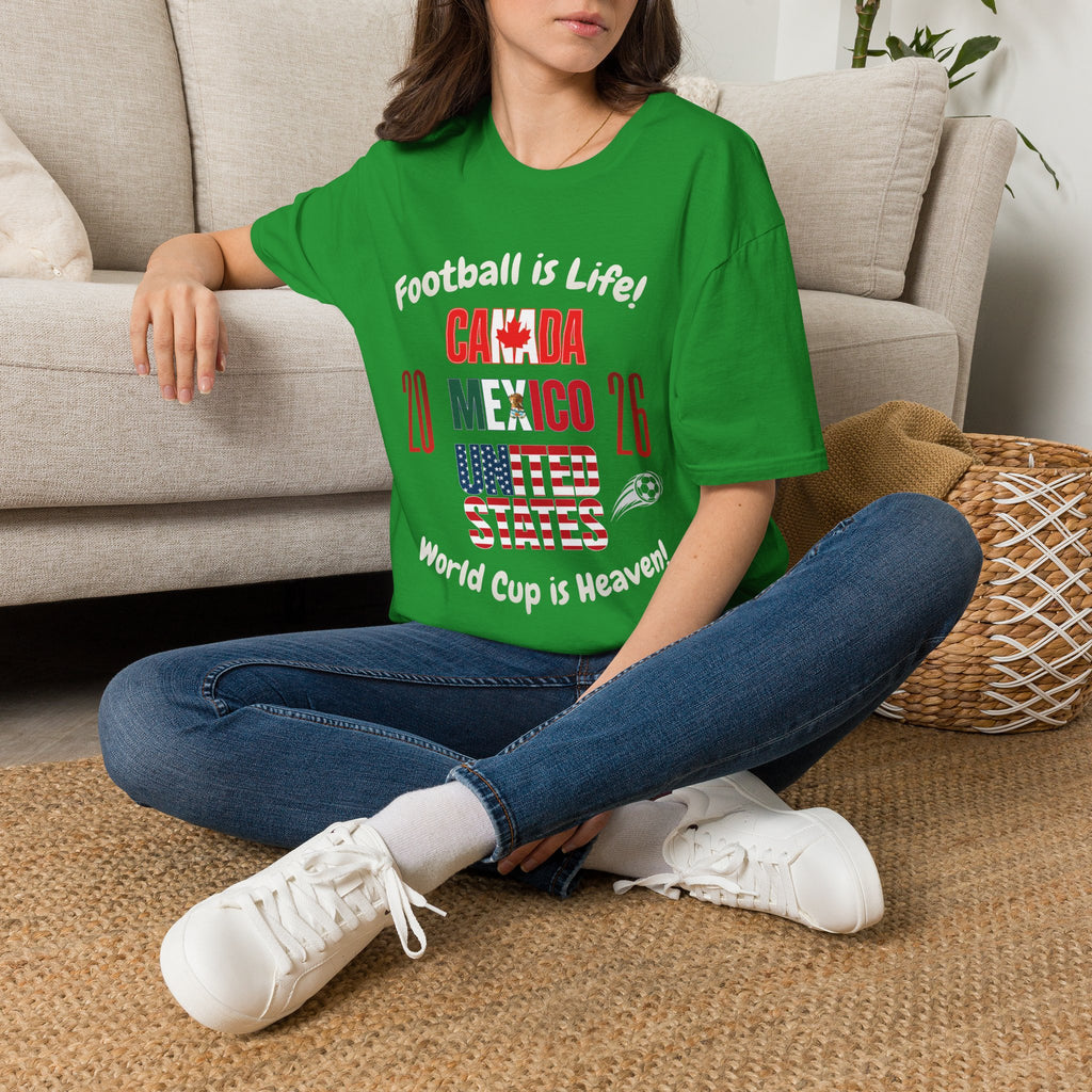 Canada Mexico USA 2026 World Cup | Heaven | White Text | Lightweight