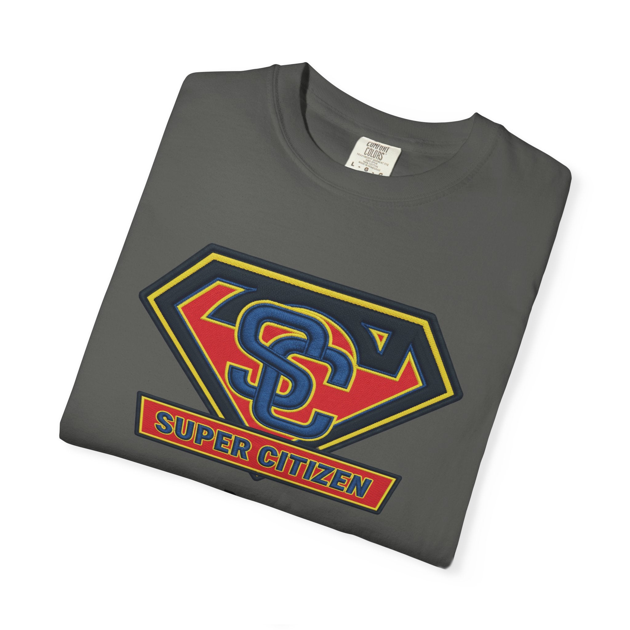 Super Citizen Graphic T-Shirt — "Pays so many taxes" (Black text) - A protest tee for everyday people. Regular citizens pay taxes at every step of life—income, purchases, property—while the burden...