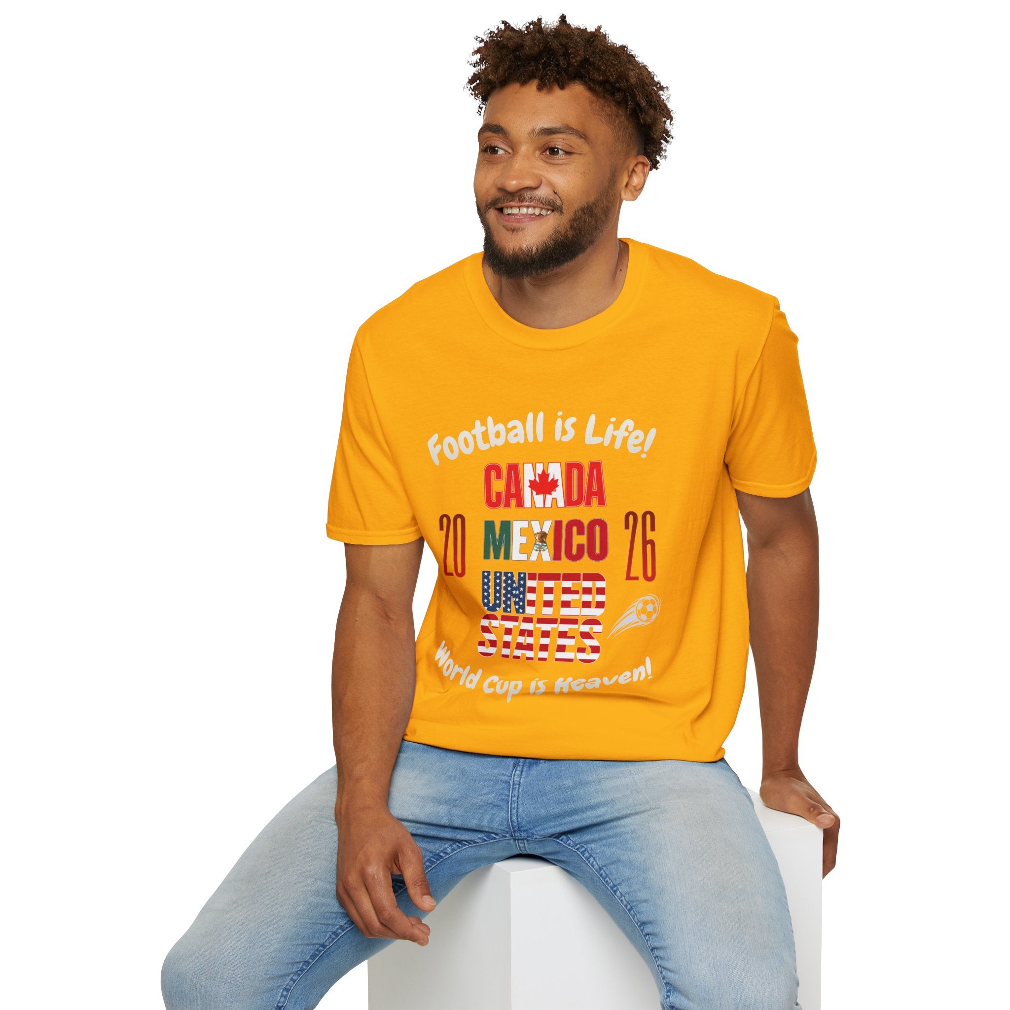Canada Mexico USA 2026 World Cup | Heaven | White Text | Lightweight
