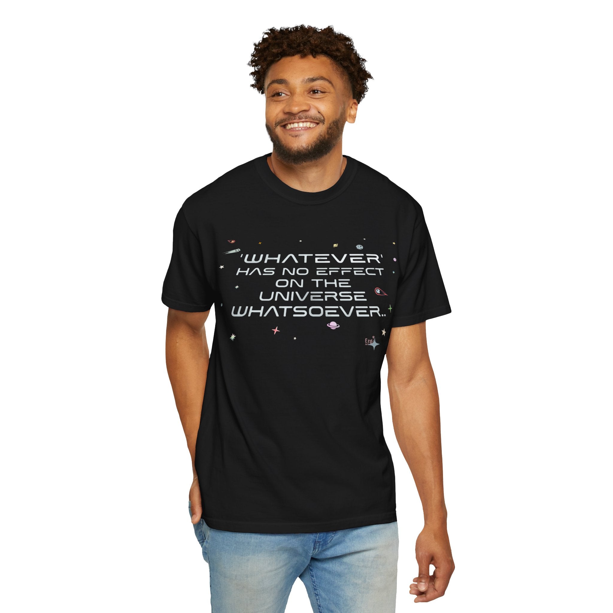 Whatever Universe T-Shirt — Pastel Space Graphic Tee