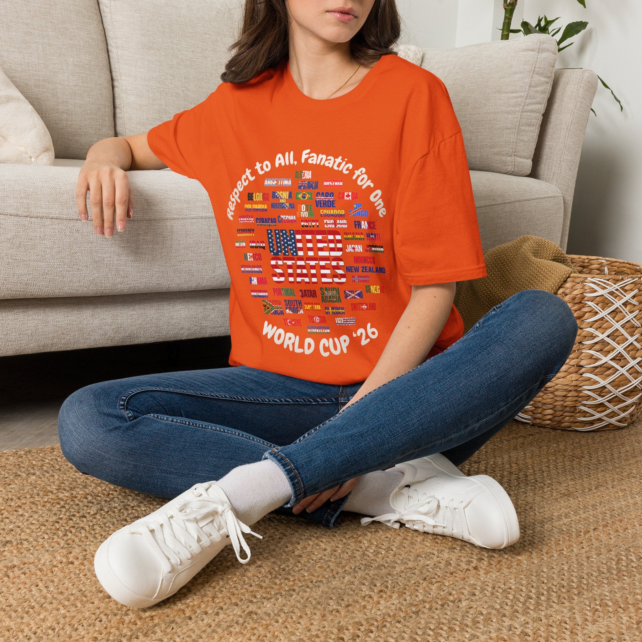 World Cup '26 | USA Fan | White Text | Lightweight
