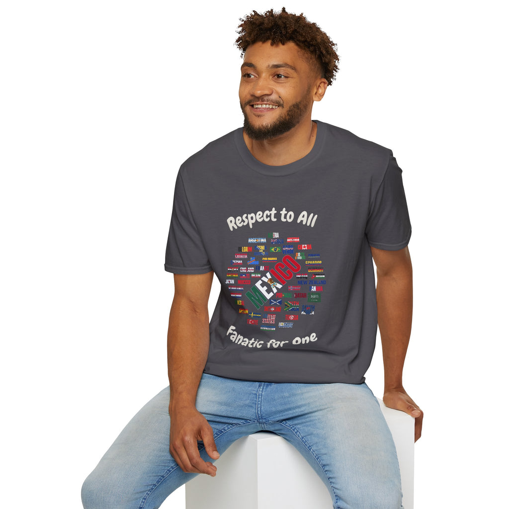 Mexico Fan Soccer Tee | White Text | Lightweight