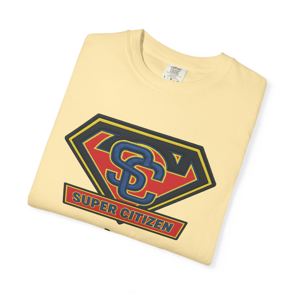 Super Citizen Graphic T-Shirt — "Pays so many taxes" (Black text) - A protest tee for everyday people. Regular citizens pay taxes at every step of life—income, purchases, property—while the burden...