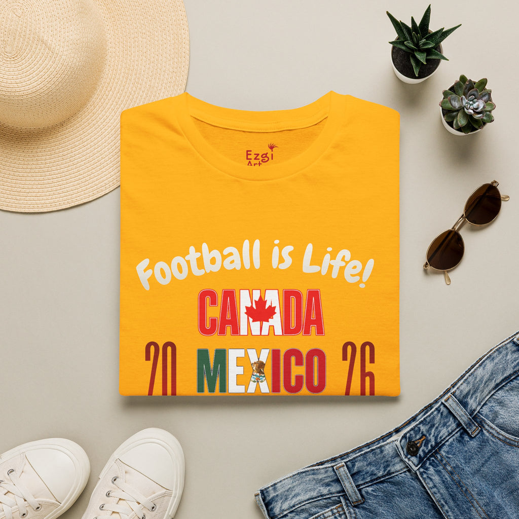 Canada Mexico USA 2026 World Cup | Heaven | White Text | Lightweight