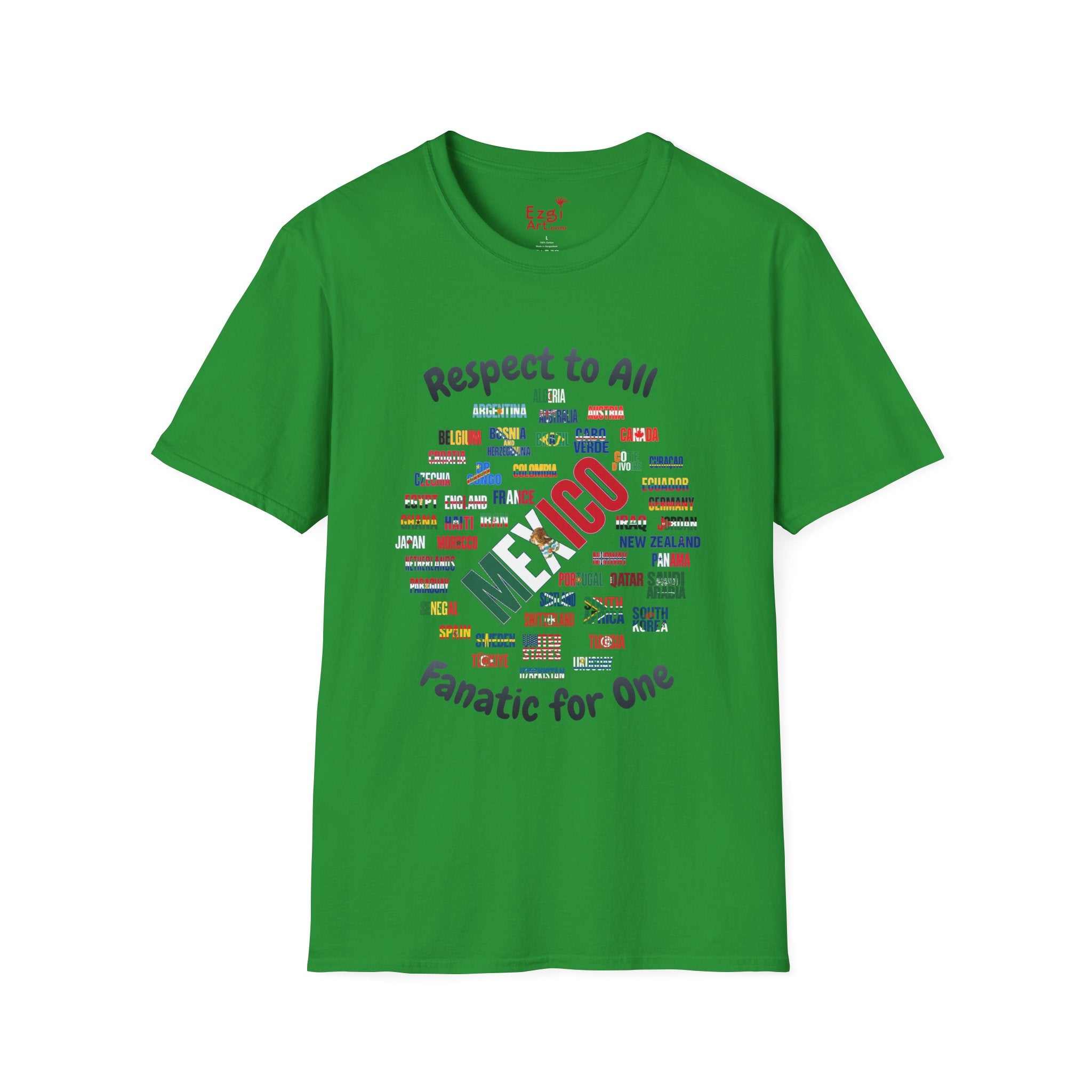 Mexico Fan Soccer Tee | Dark Text | Lightweight
