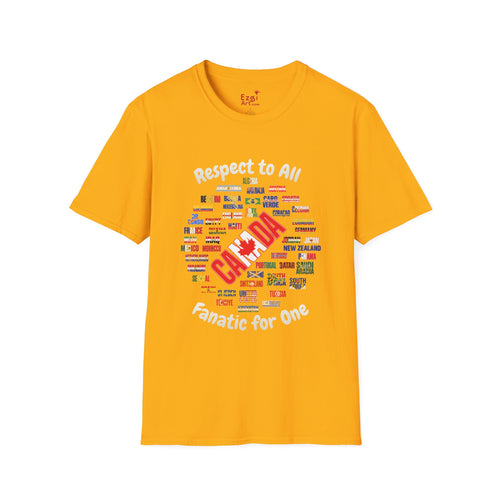 Canada Fan Soccer Tee | White Text | Lightweight