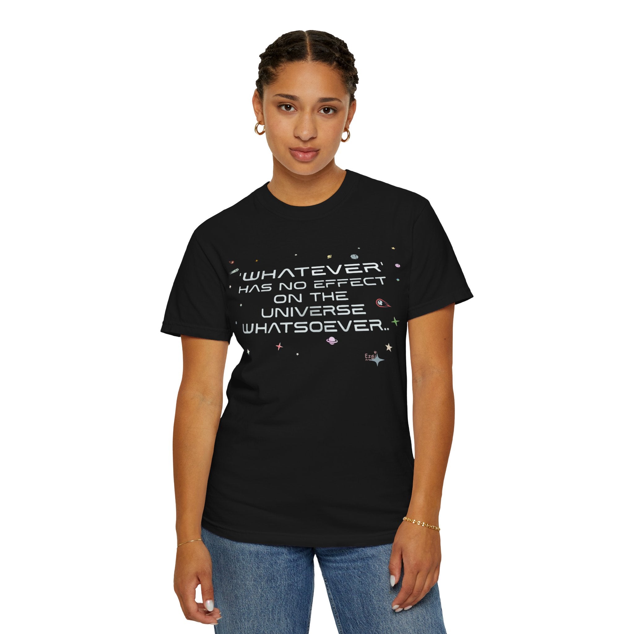 Whatever Universe T-Shirt — Pastel Space Graphic Tee