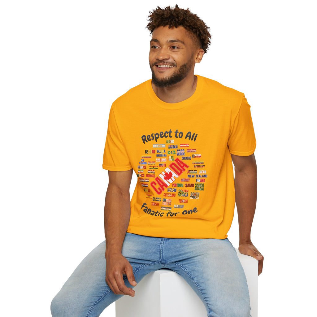 Canada Fan Soccer Tee | Dark Text | Lightweight