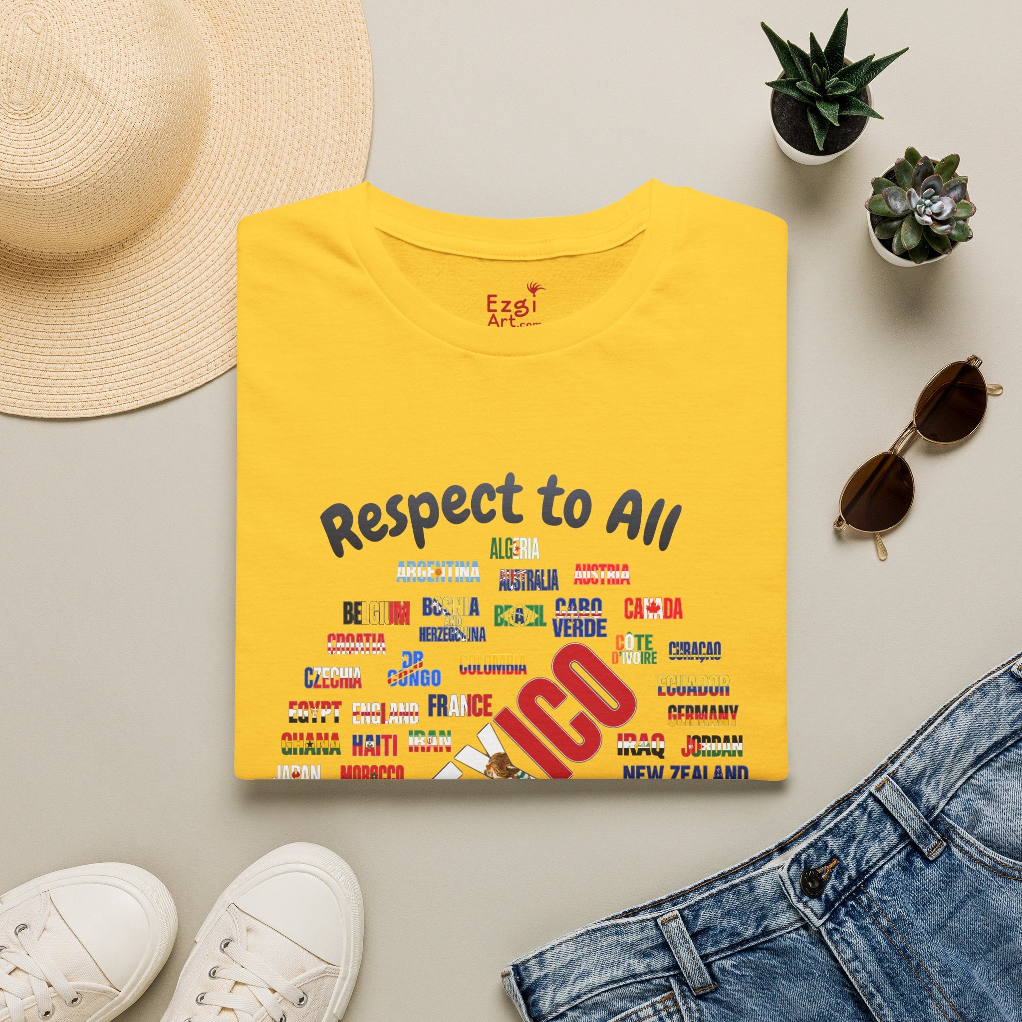 Mexico Fan Soccer Tee | Dark Text | Lightweight
