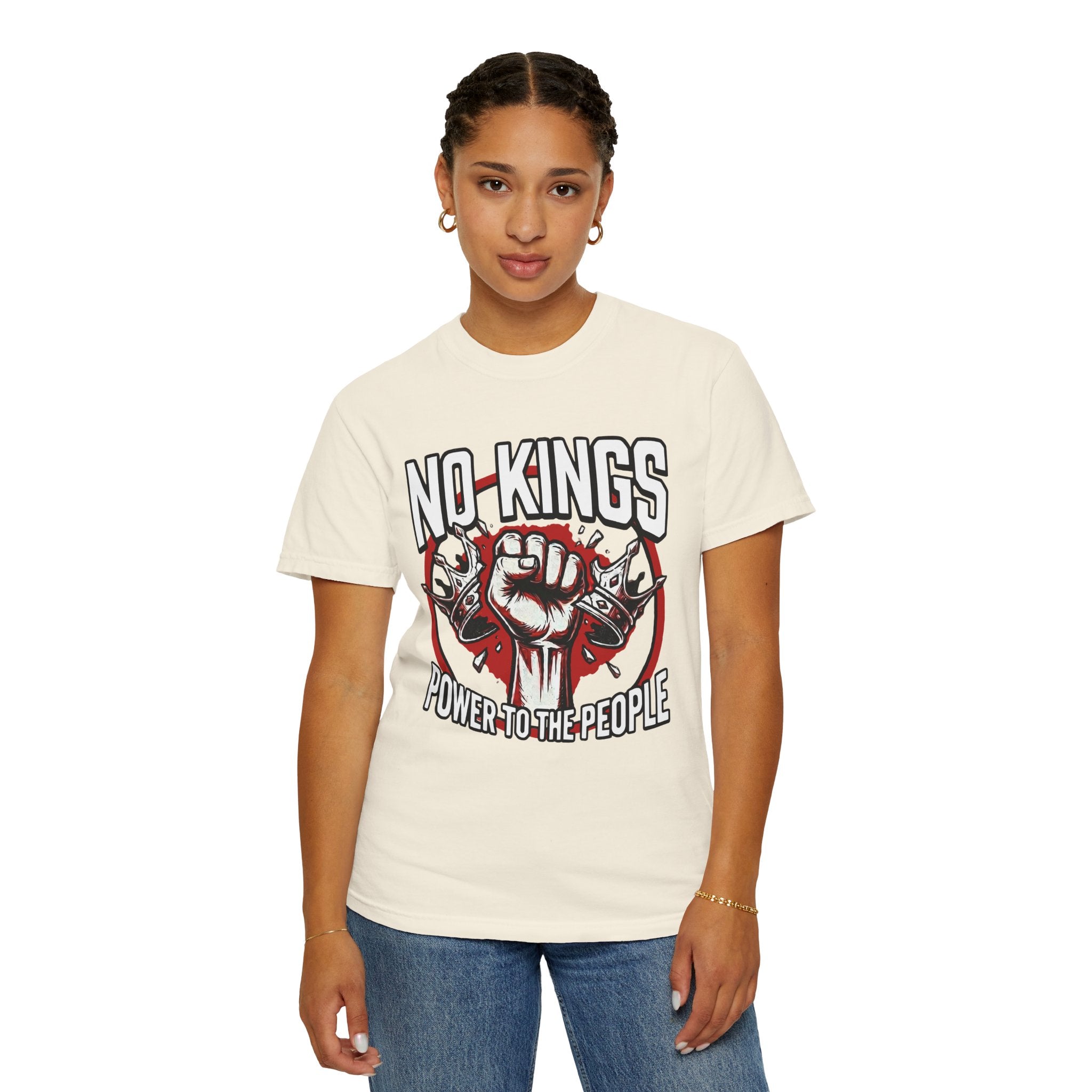 No Kings (Front & Back Printed) —  Protest Graphic Tee