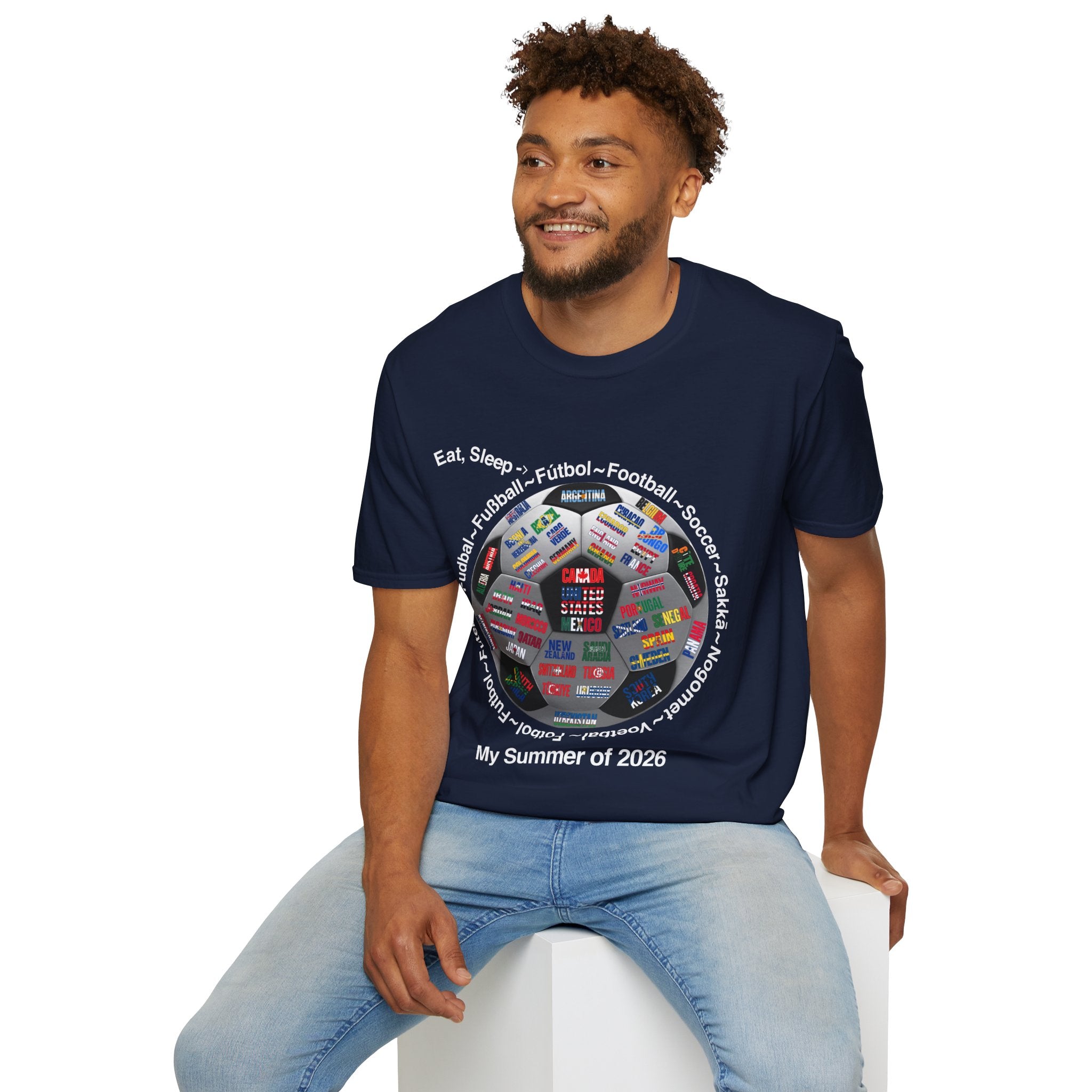 Soccer World Cup | “Eat, Sleep, Football, My Summer 2026" | White or Black Text | Lightweight