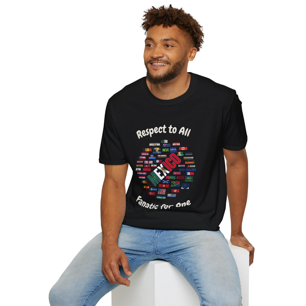 Mexico Fan Soccer Tee | White Text | Lightweight