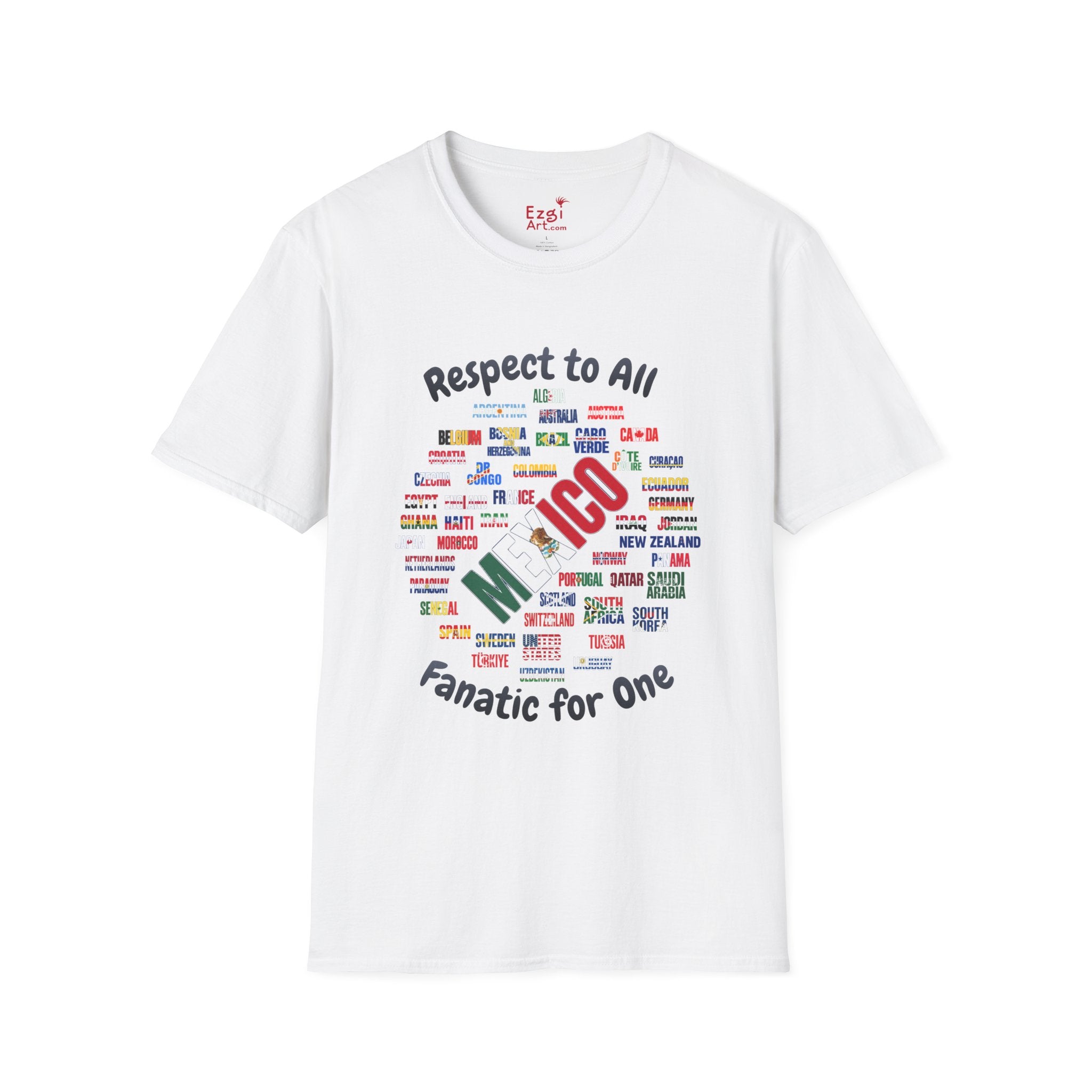 Mexico Fan Soccer Tee | Dark Text | Lightweight
