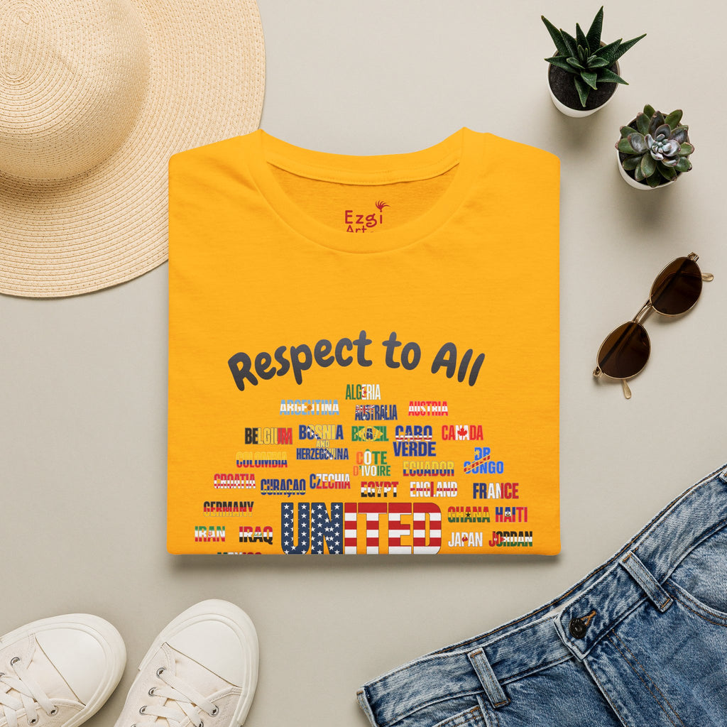 USA Fan Soccer Tee | Dark Text | Lightweight