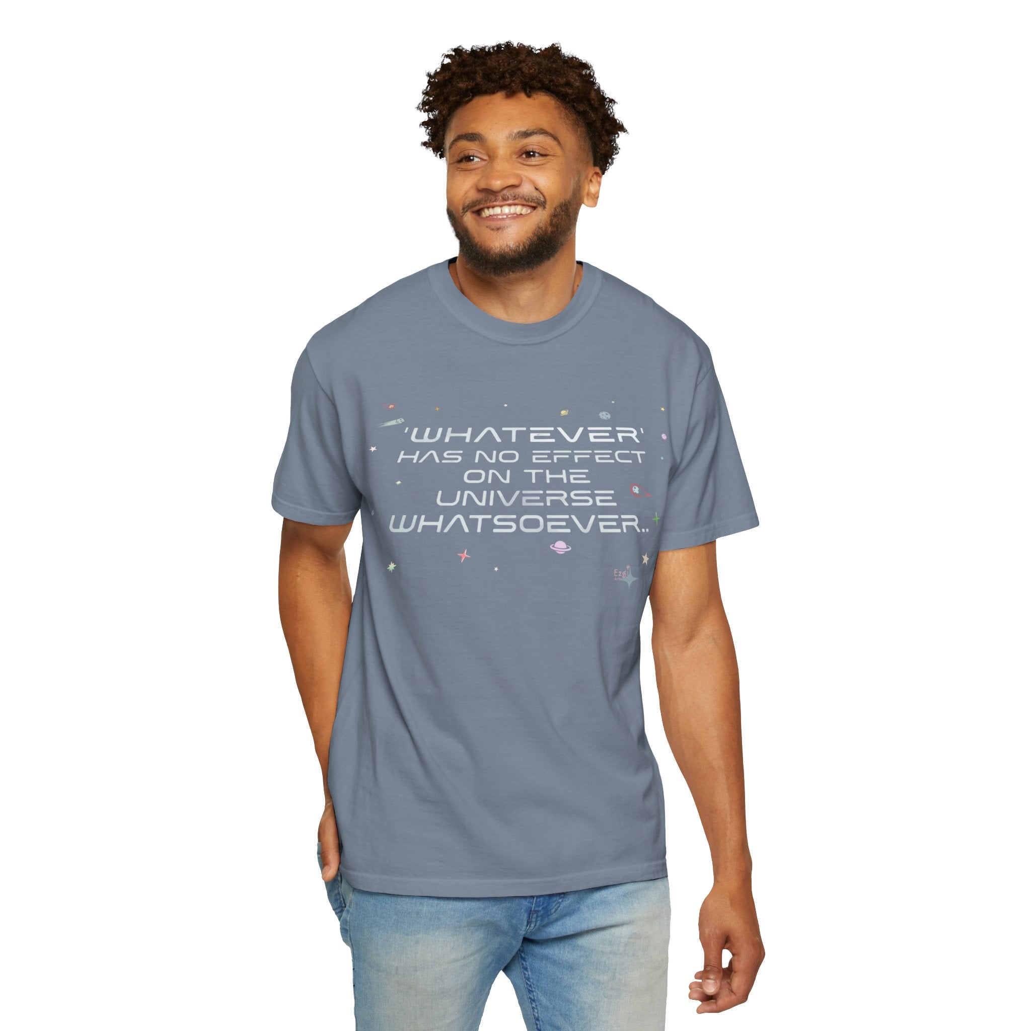 Whatever Universe T-Shirt — Pastel Space Graphic Tee