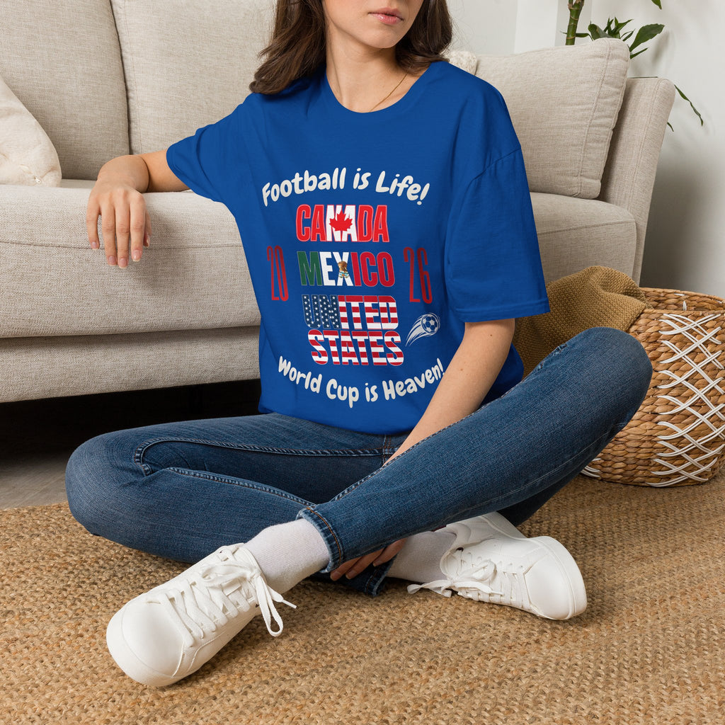 Canada Mexico USA 2026 World Cup | Heaven | White Text | Lightweight