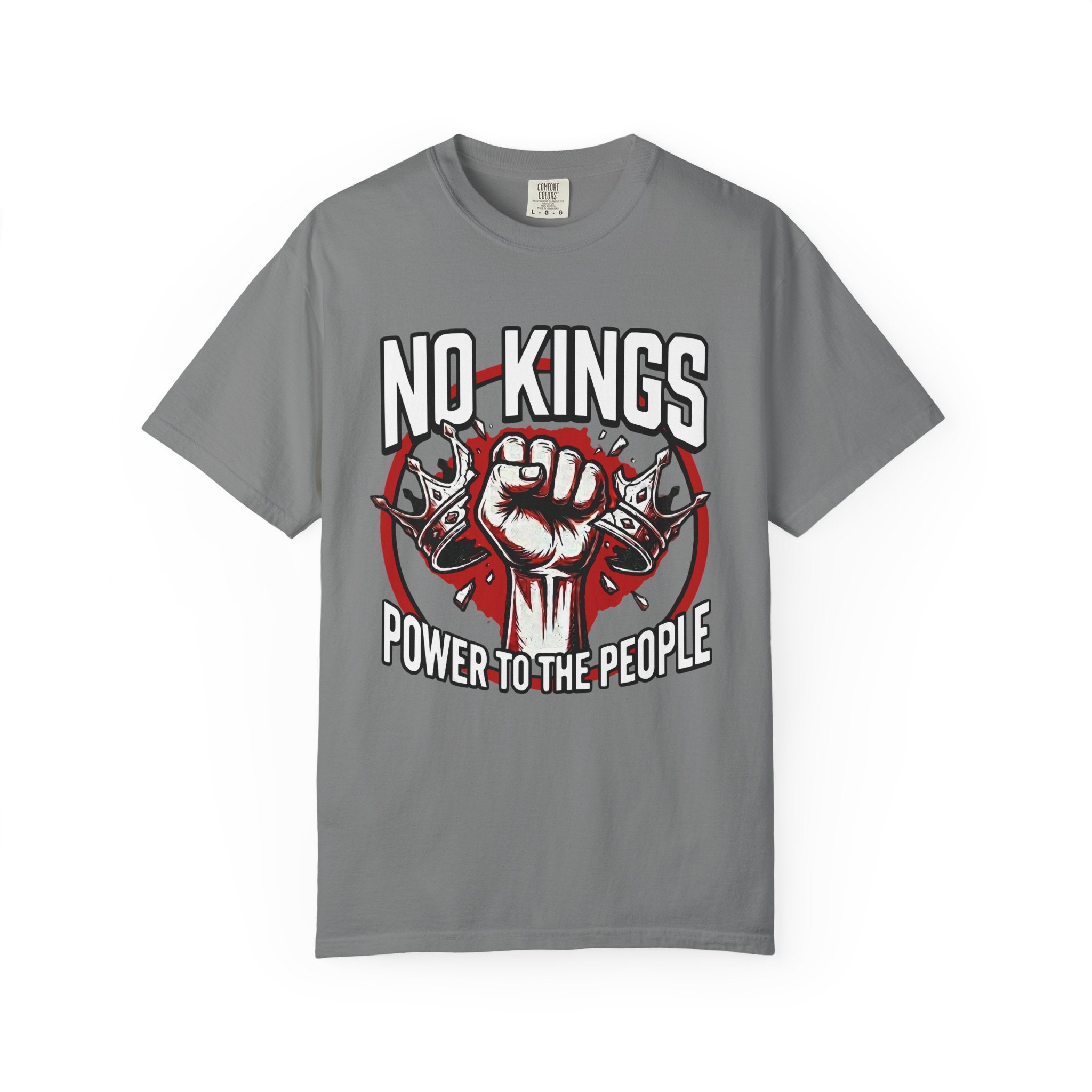 No Kings (Front & Back Printed) —  Protest Graphic Tee