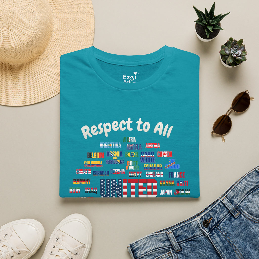 USA Fan Soccer Tee | White Text | Lightweight