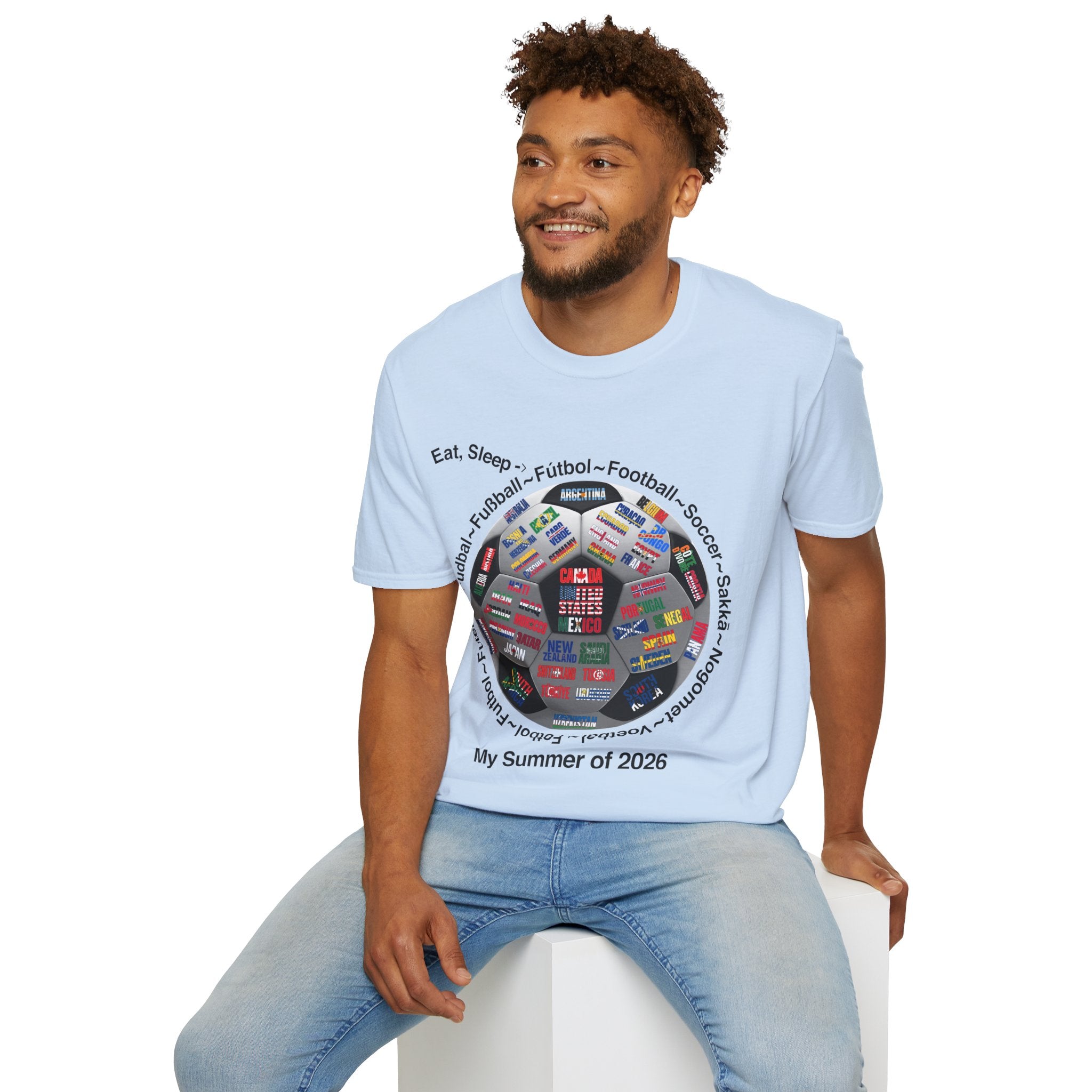 Soccer World Cup | “Eat, Sleep, Football, My Summer 2026" | White or Black Text | Lightweight