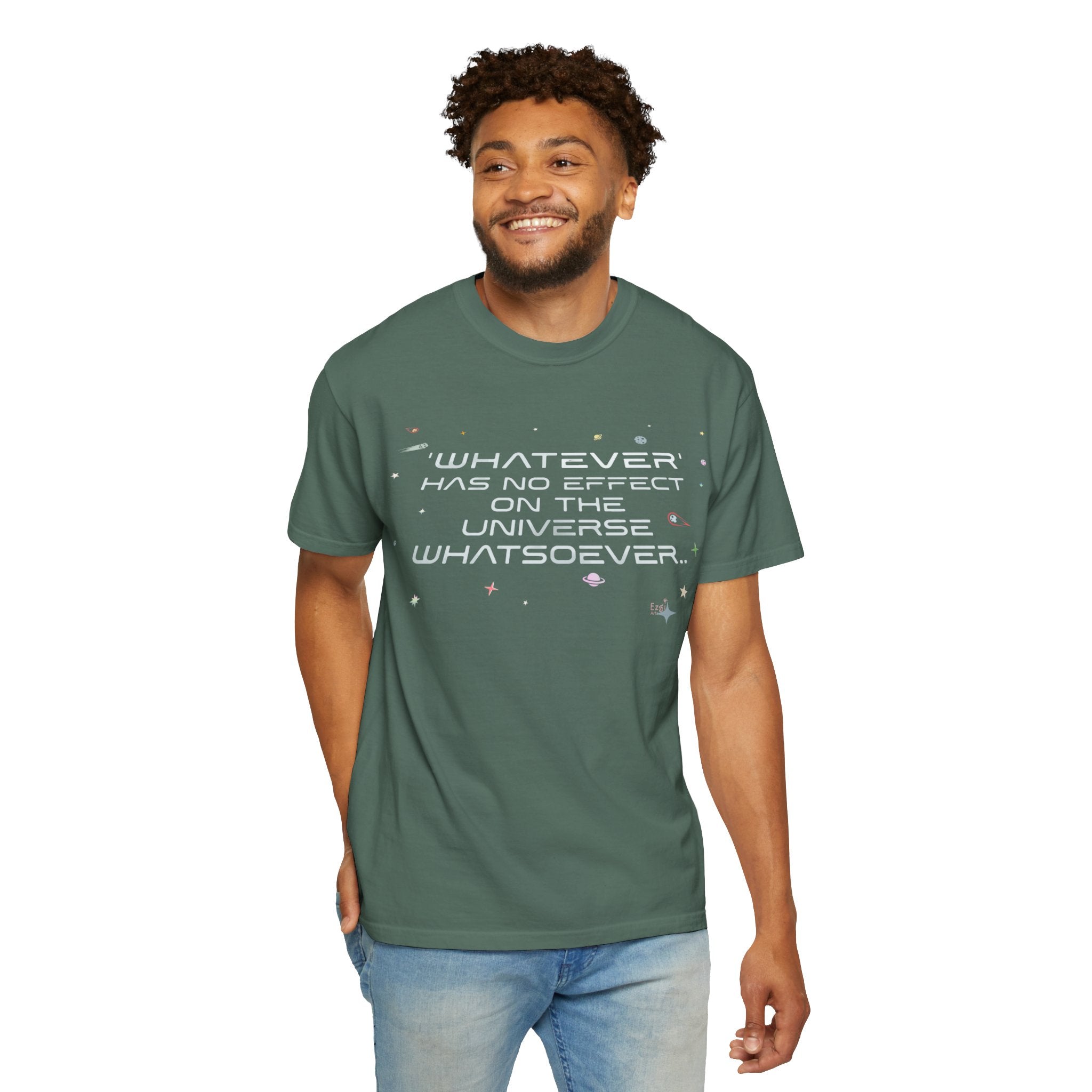 Whatever Universe T-Shirt — Pastel Space Graphic Tee