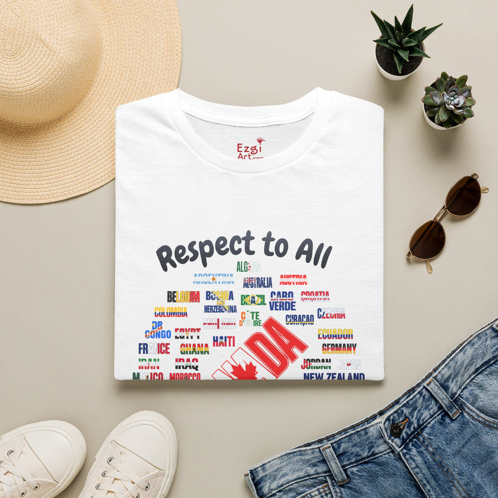 Canada Fan Soccer Tee | Dark Text | Lightweight