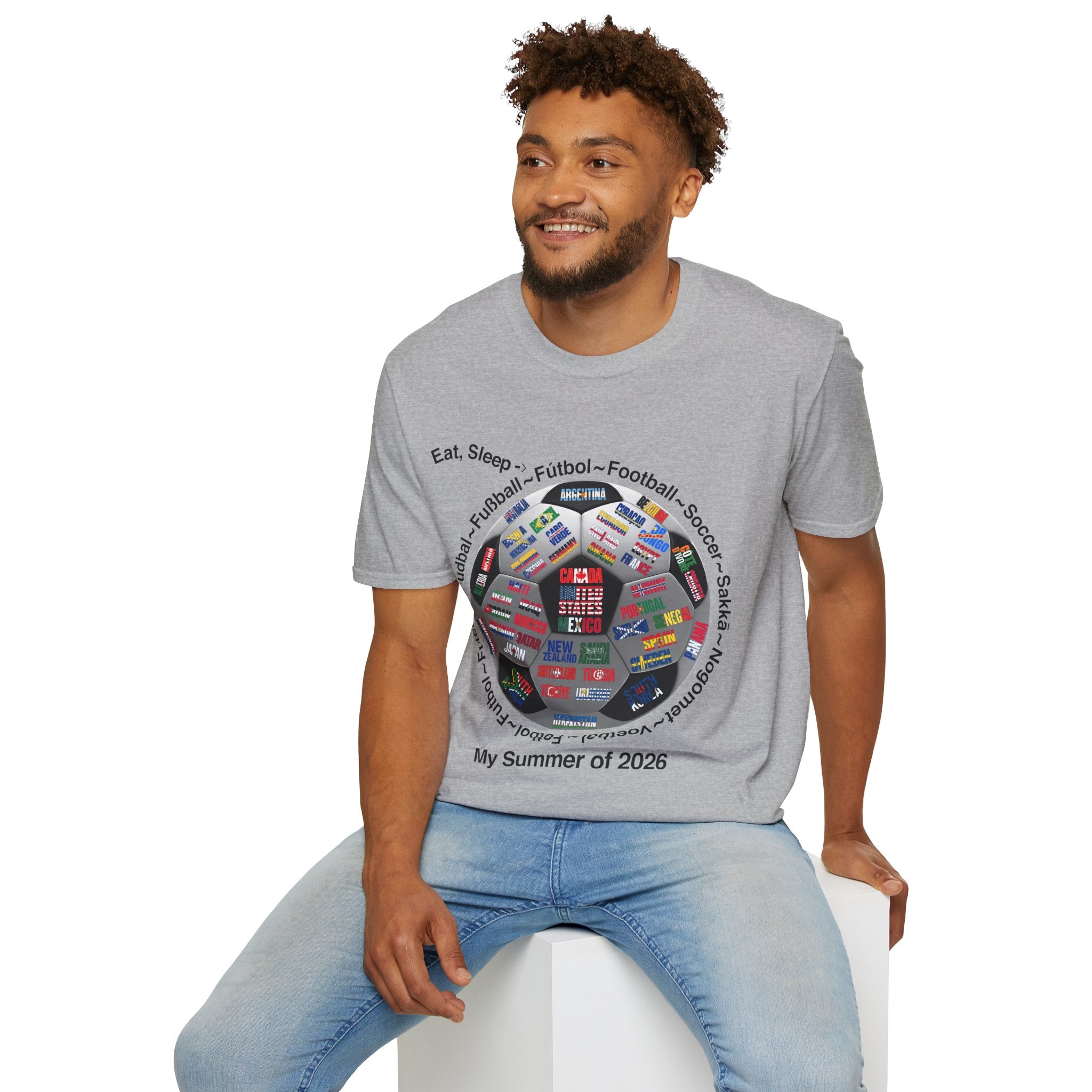Soccer World Cup | “Eat, Sleep, Football, My Summer 2026" | White or Black Text | Lightweight