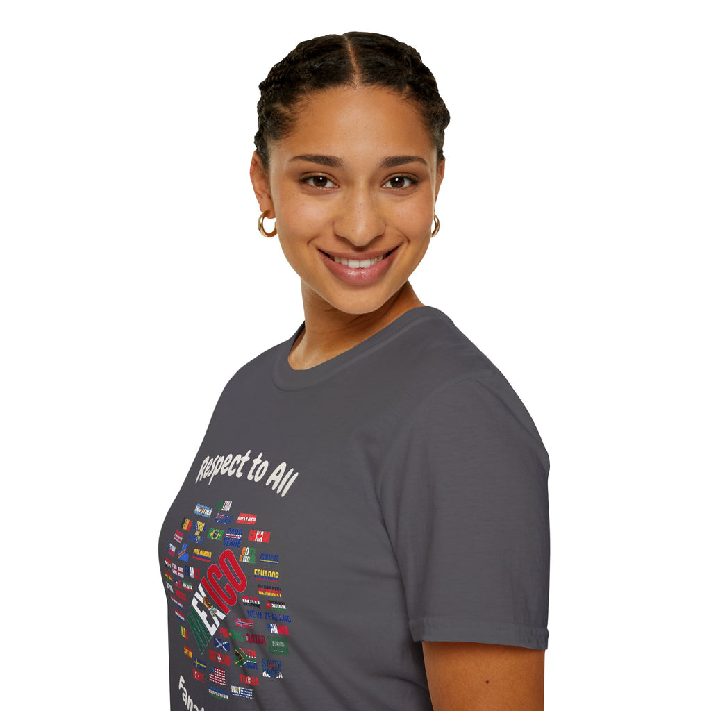 Mexico Fan Soccer Tee | White Text | Lightweight
