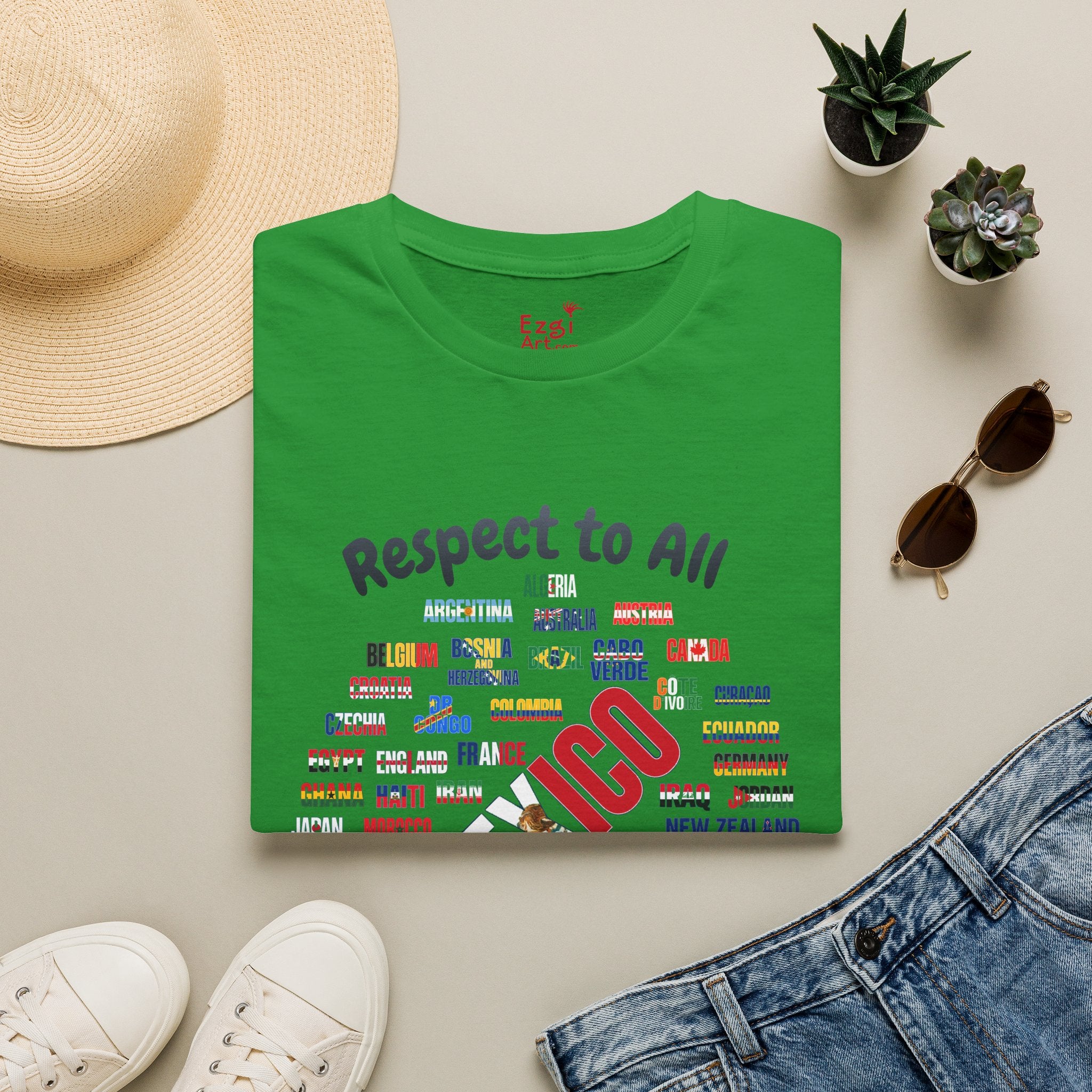 Mexico Fan Soccer Tee | Dark Text | Lightweight