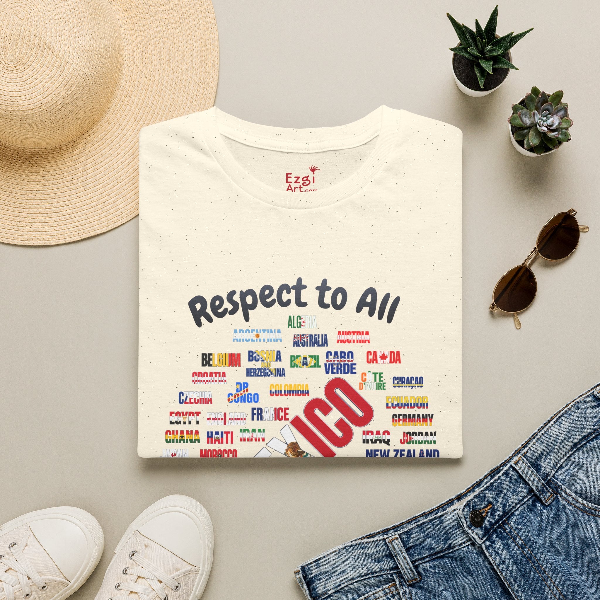 Mexico Fan Soccer Tee | Dark Text | Lightweight