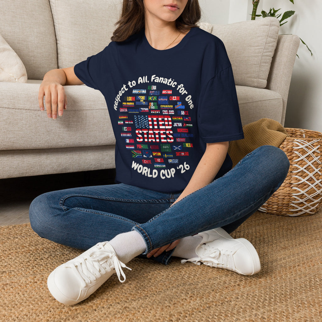 World Cup '26 | USA Fan | White Text | Lightweight