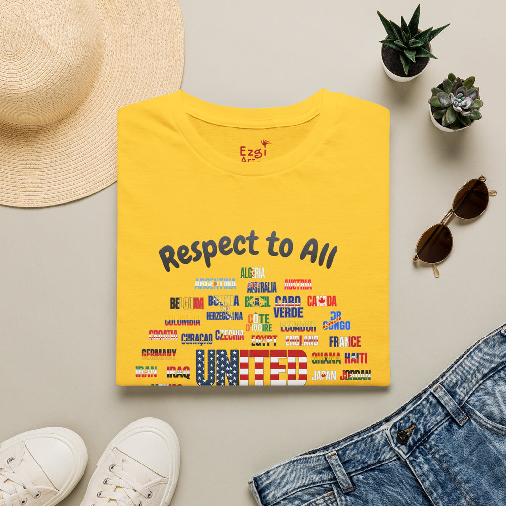USA Fan Soccer Tee | Dark Text | Lightweight