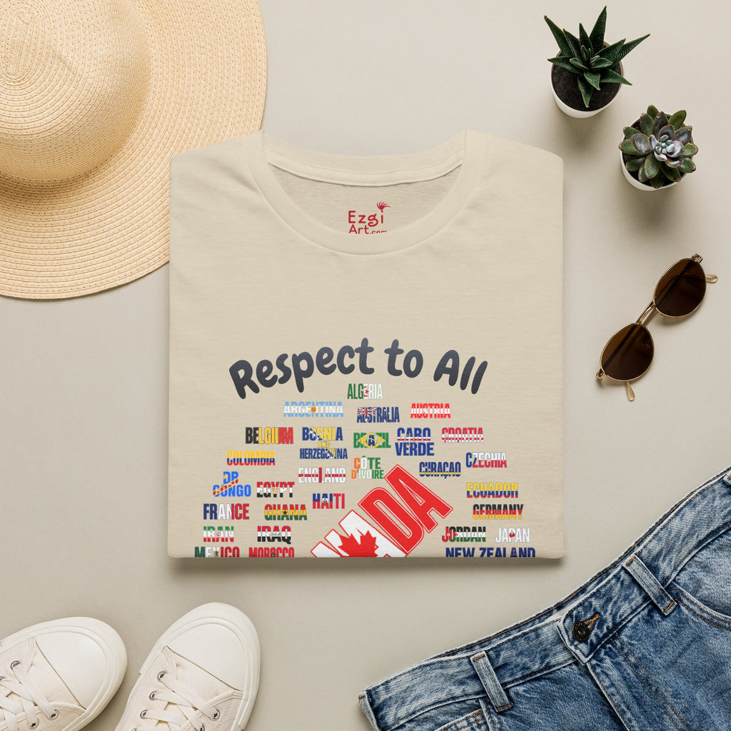 Canada Fan Soccer Tee | Dark Text | Lightweight