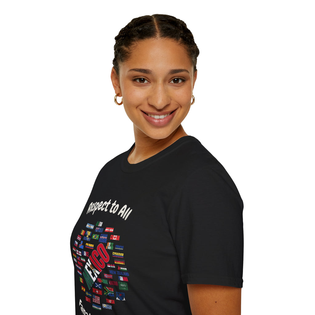 Mexico Fan Soccer Tee | White Text | Lightweight