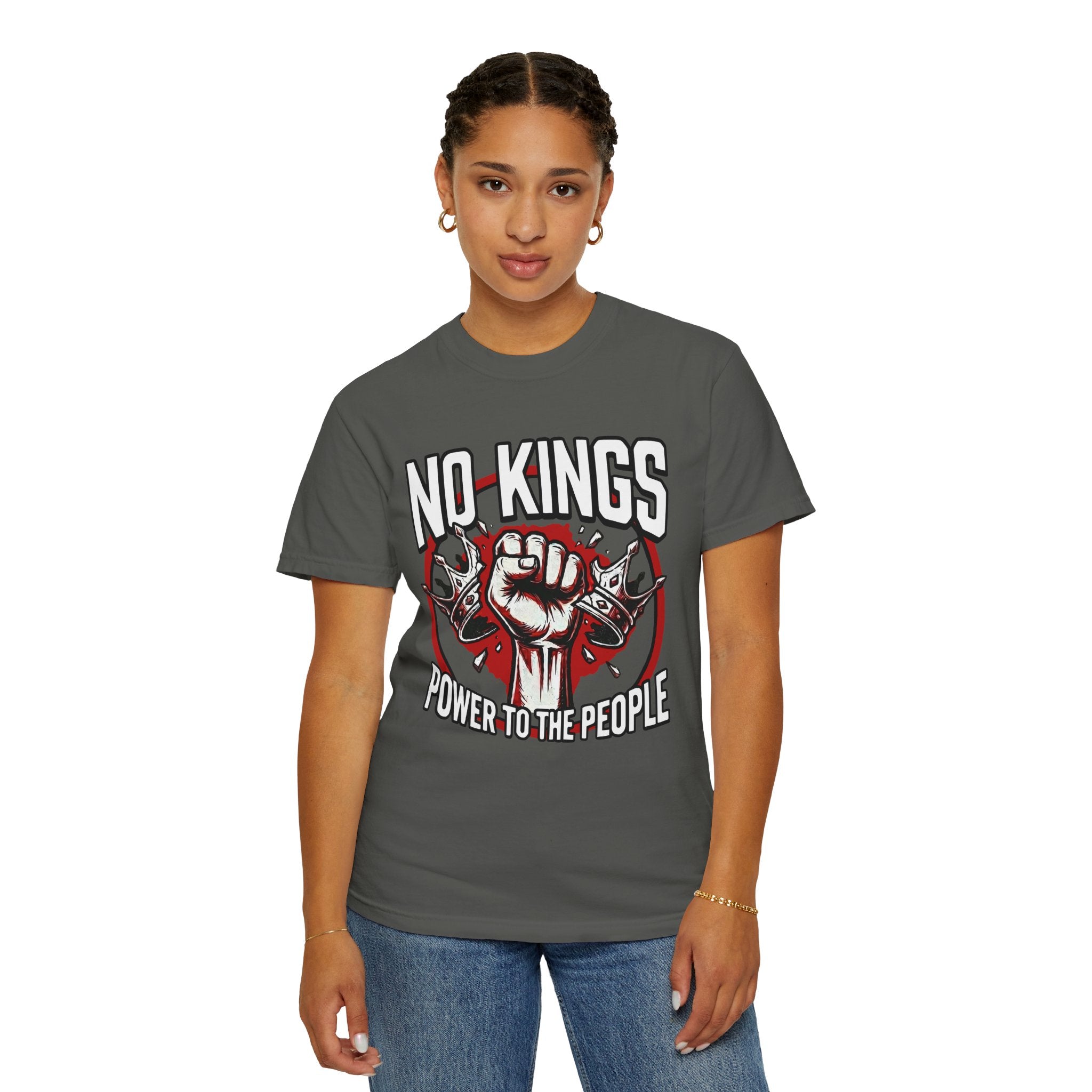 No Kings (Front & Back Printed) —  Protest Graphic Tee