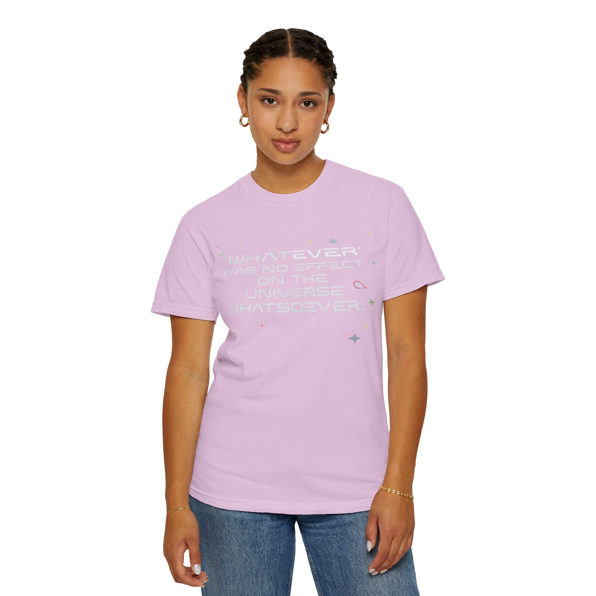 Whatever Universe T-Shirt — Pastel Space Graphic Tee