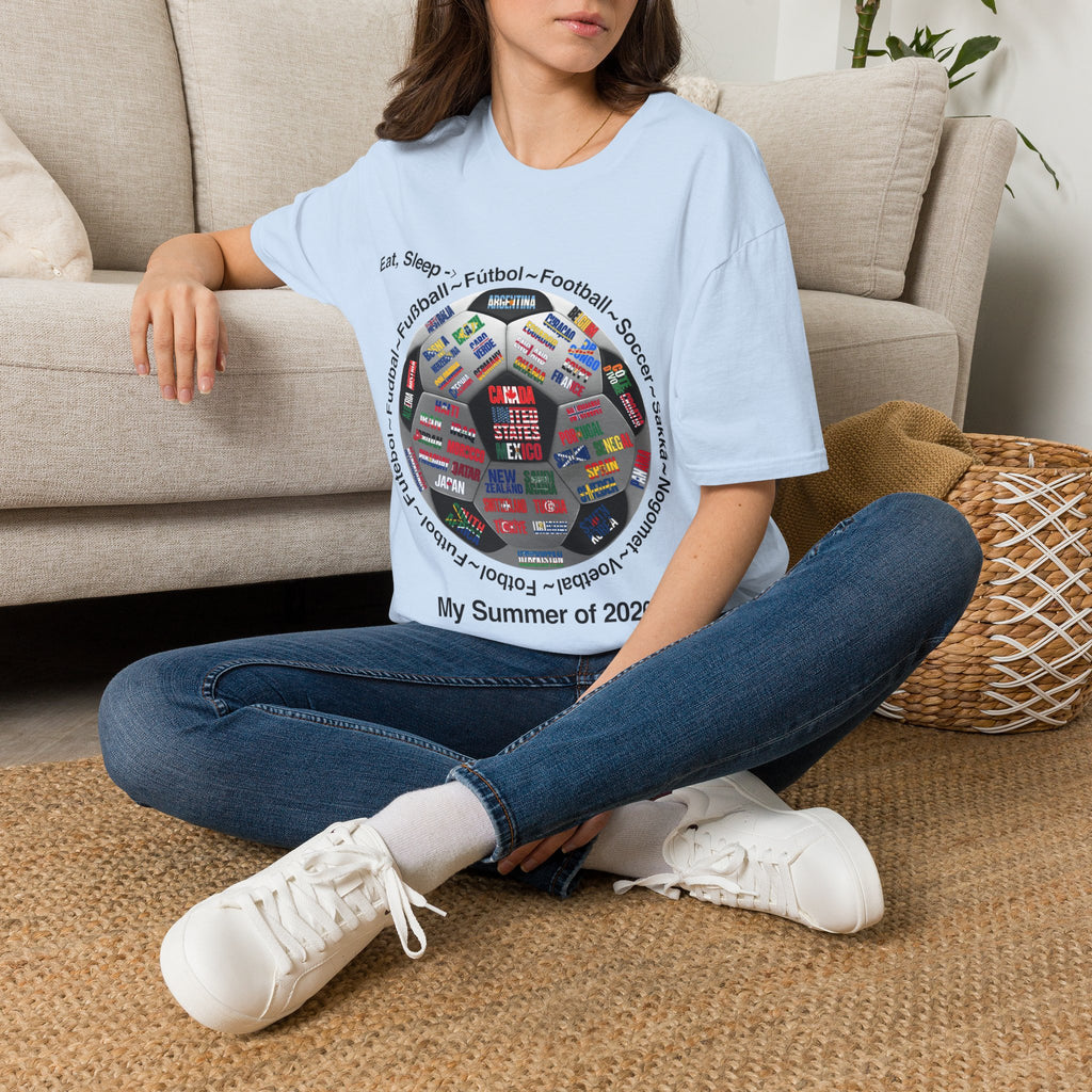Soccer World Cup | “Eat, Sleep, Football, My Summer 2026" | White or Black Text | Lightweight