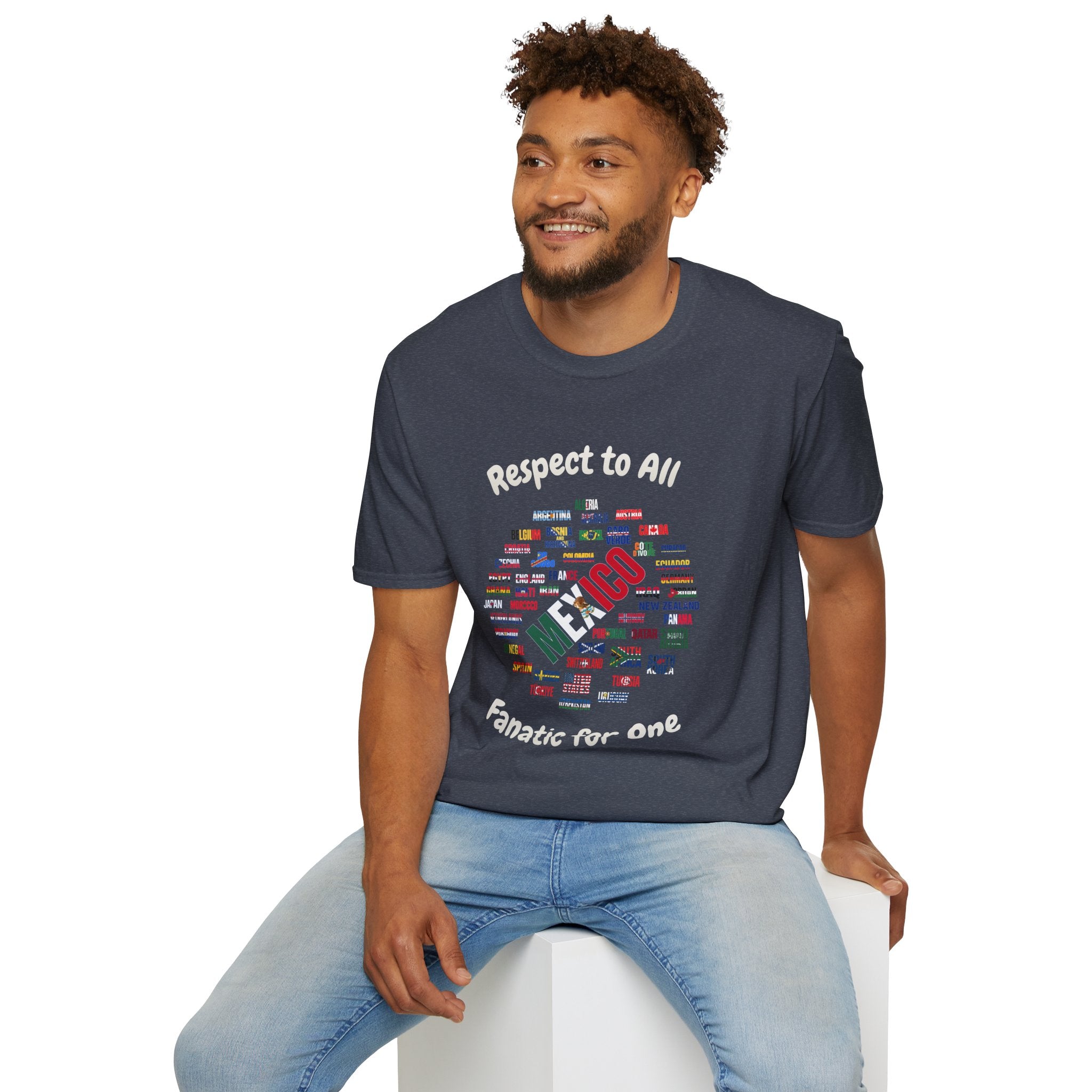 Mexico Fan Soccer Tee | White Text | Lightweight