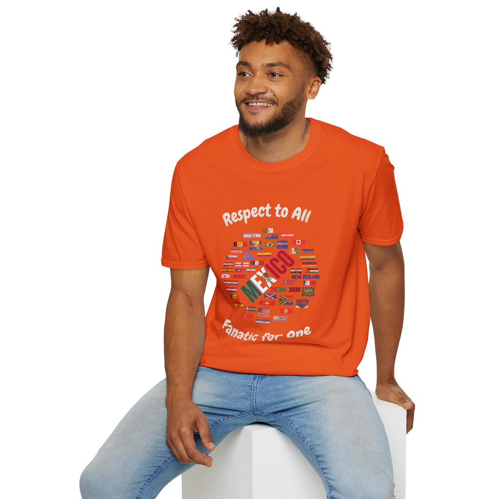 Mexico Fan Soccer Tee | White Text | Lightweight