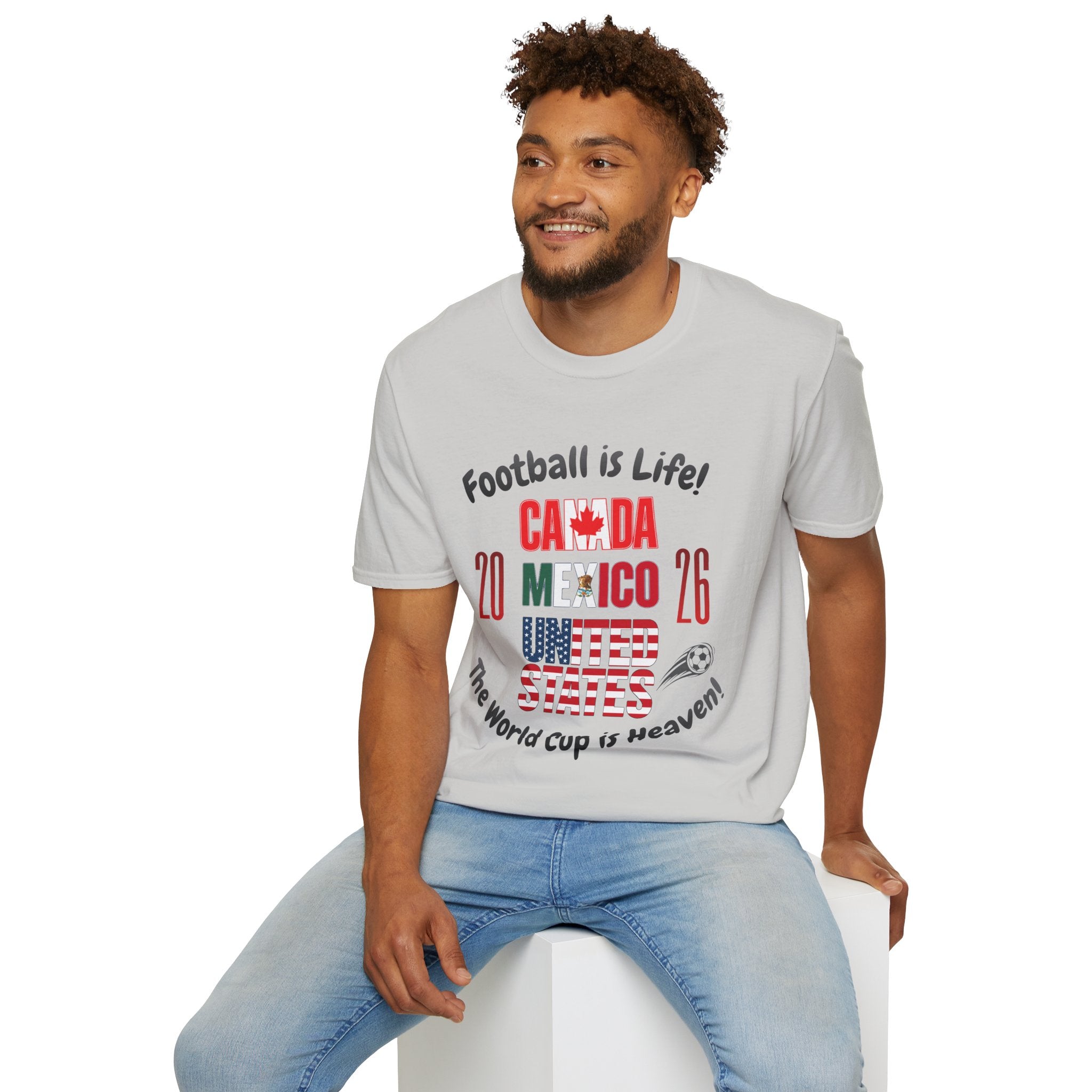 Canada Mexico USA 2026 World Cup | Heaven | Dark Text | Lightweight