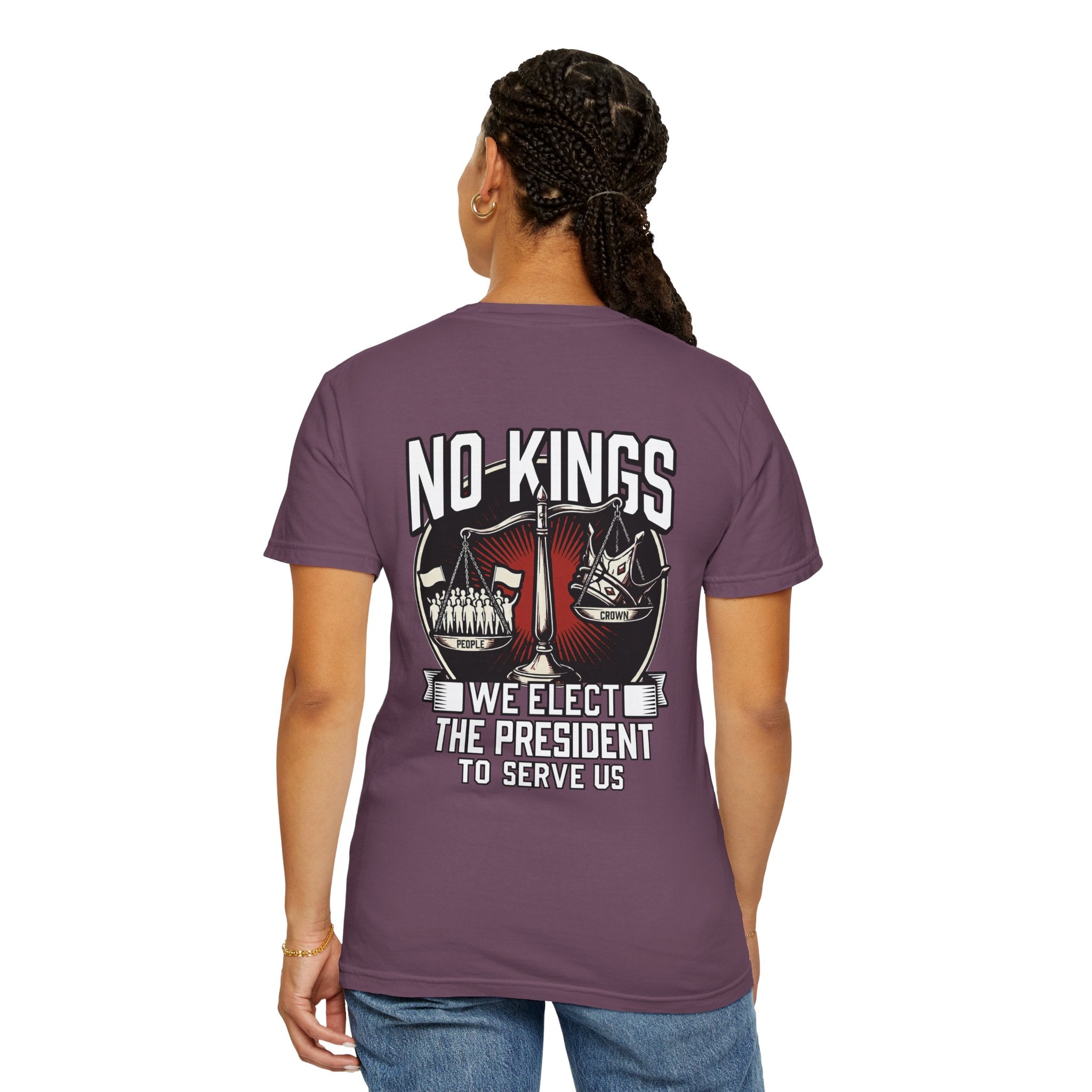 No Kings (Front & Back Printed) —  Protest Graphic Tee