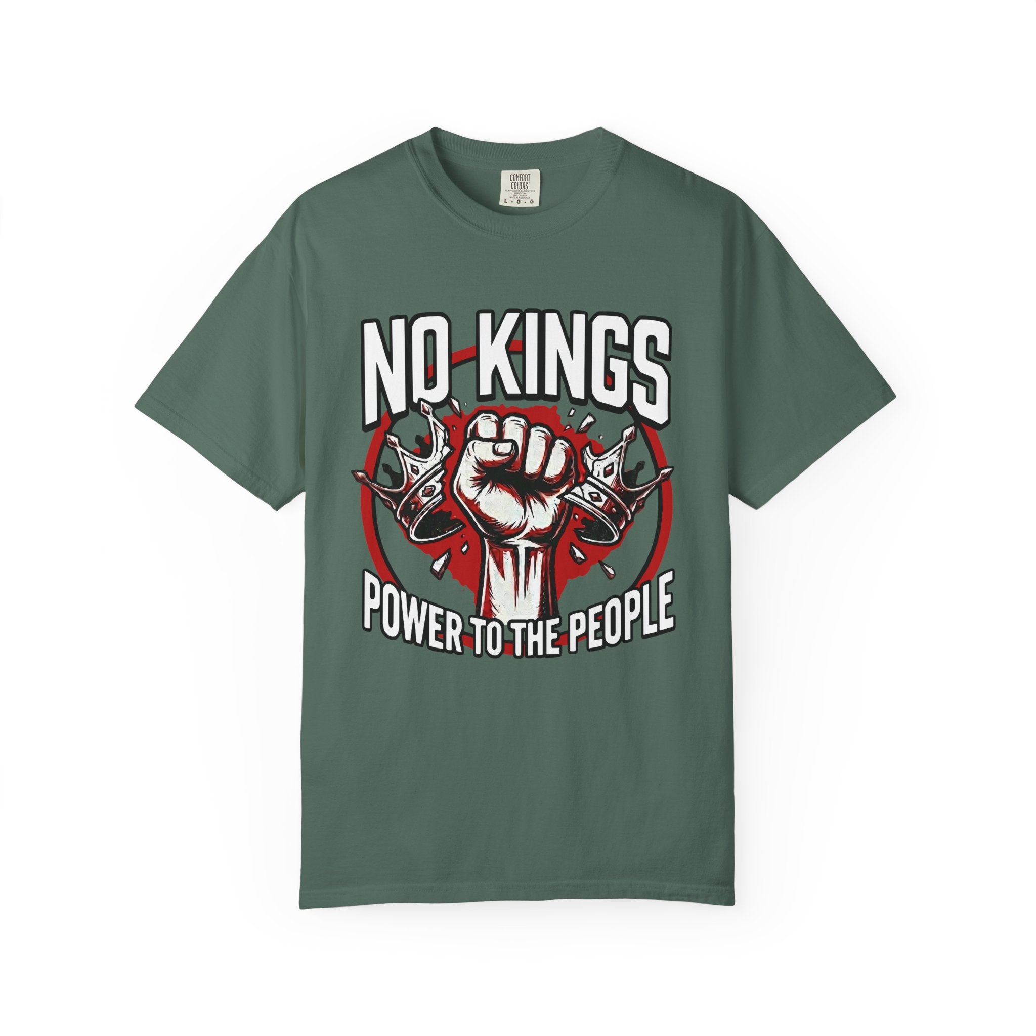 No Kings (Front & Back Printed) —  Protest Graphic Tee