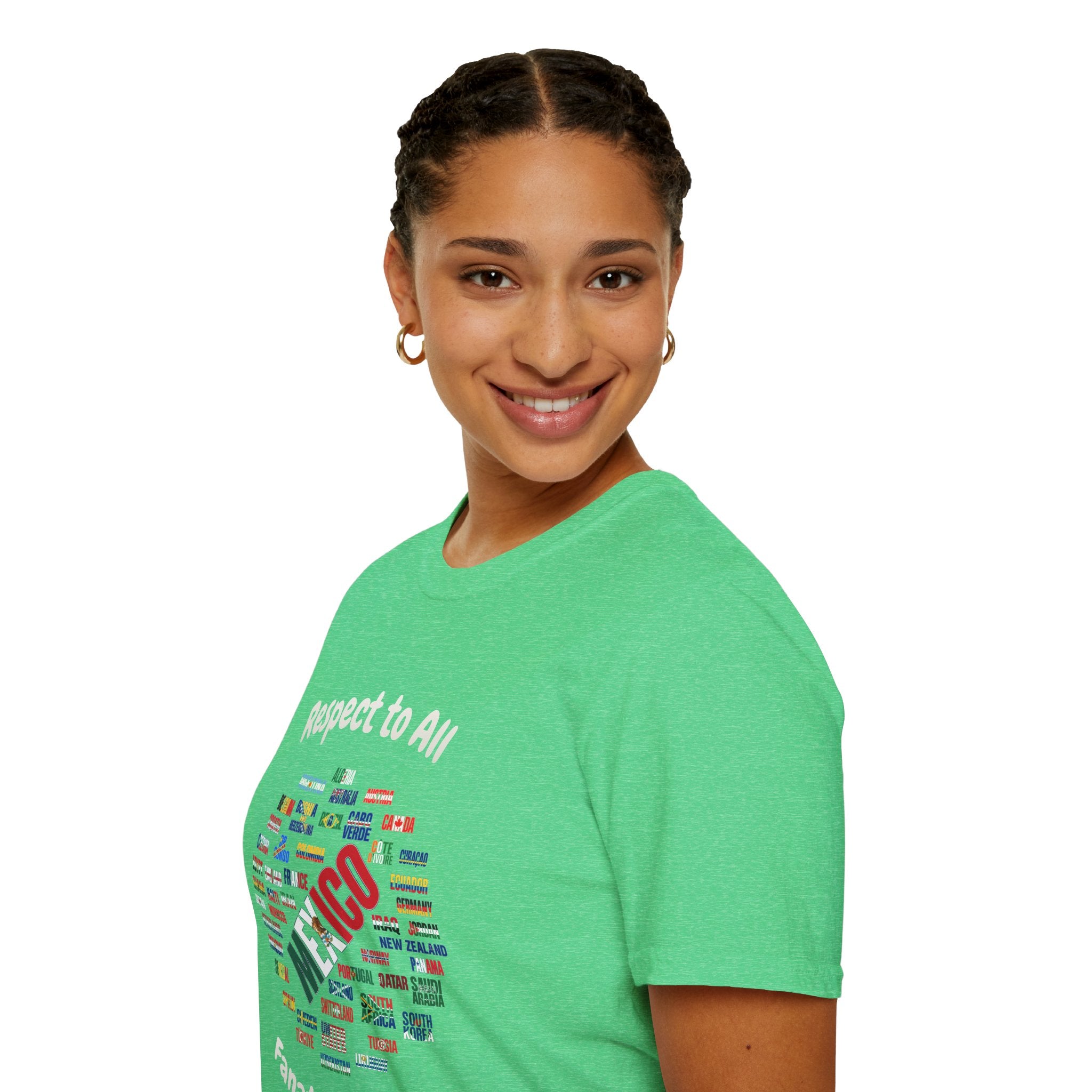 Mexico Fan Soccer Tee | White Text | Lightweight
