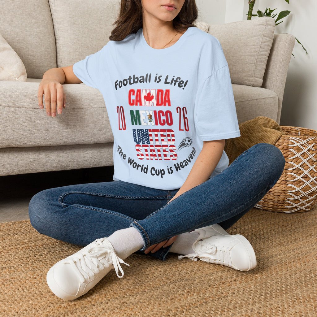 Canada Mexico USA 2026 World Cup | Heaven | Dark Text | Lightweight