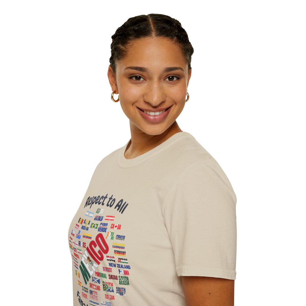 Mexico Fan Soccer Tee | Dark Text | Lightweight
