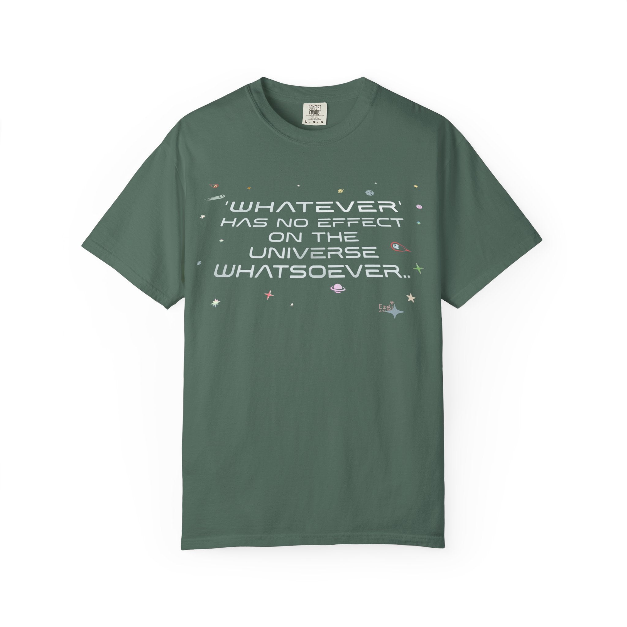 Whatever Universe T-Shirt — Pastel Space Graphic Tee